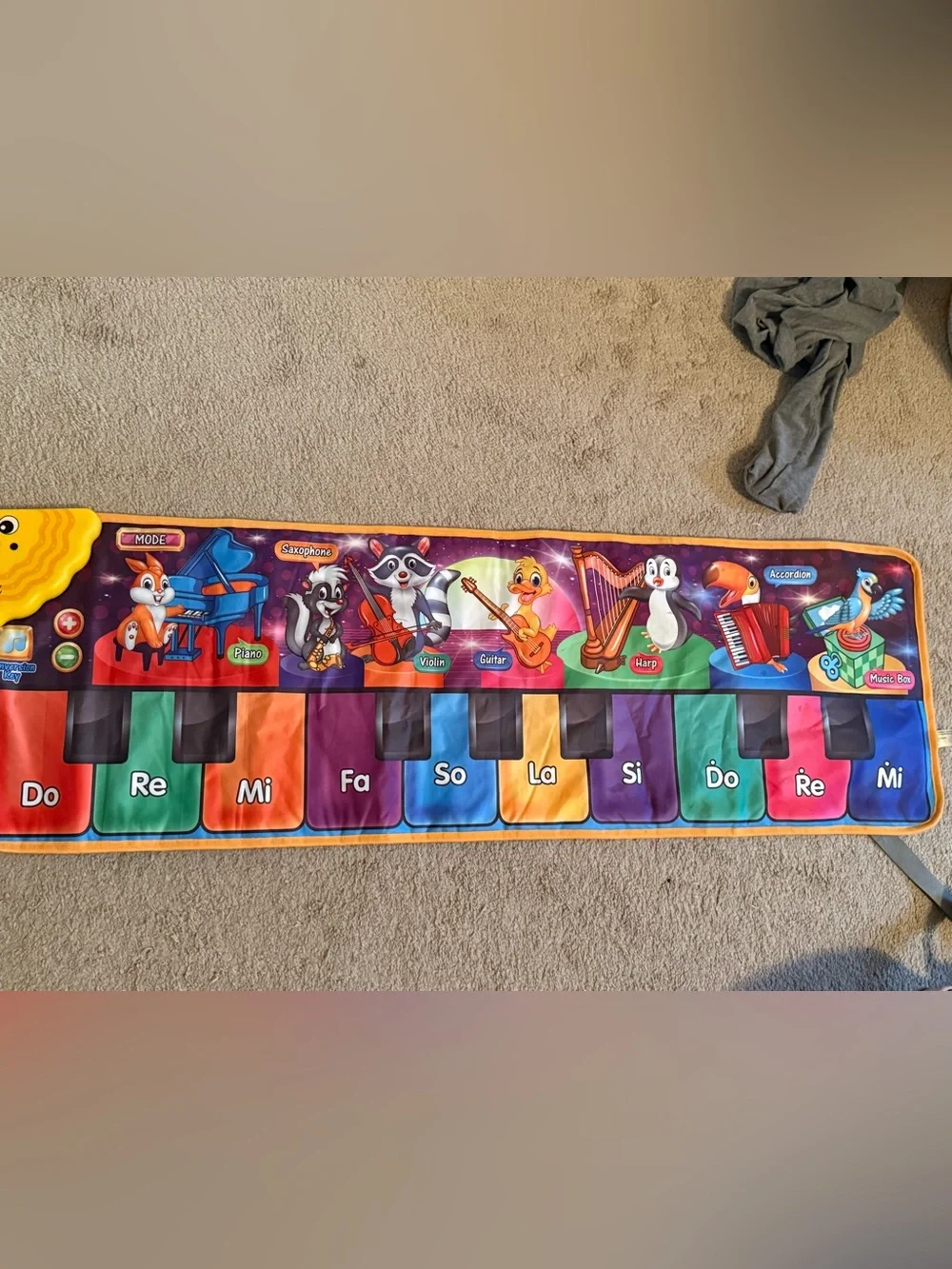 Kids Musical Play Piano Mat - Multicolor